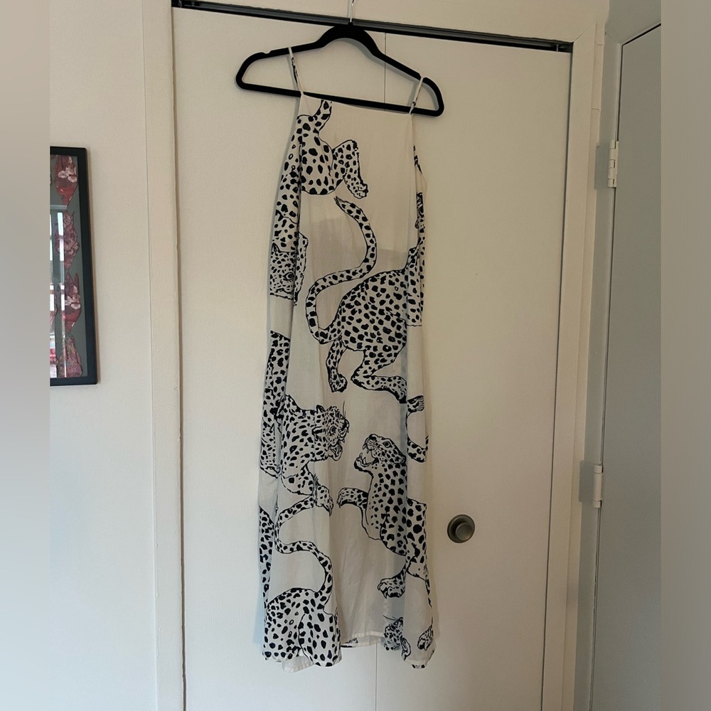 Desmond & Dempsey Square Nightie in The Jag Cream